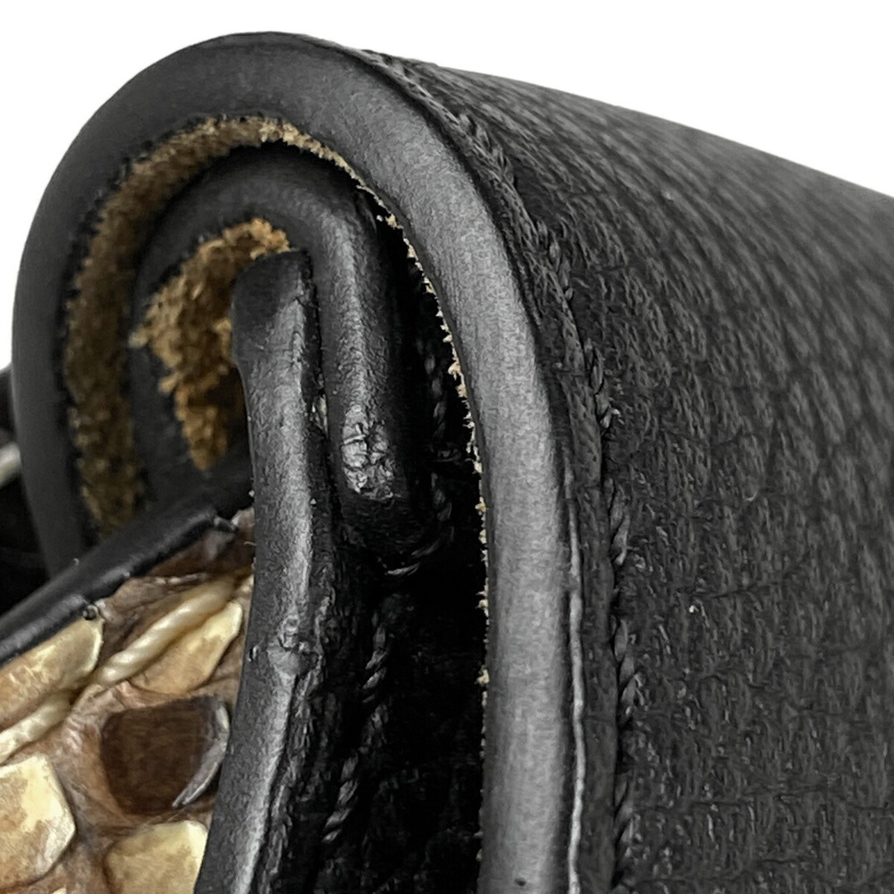 Loewe Gate Small Crossbody Python Shoulder Bag Le… - image 8